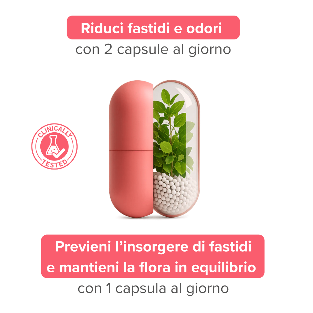 Florme Probiotico Vaginale con attivi naturali: cranberry, inulina, vitamine
