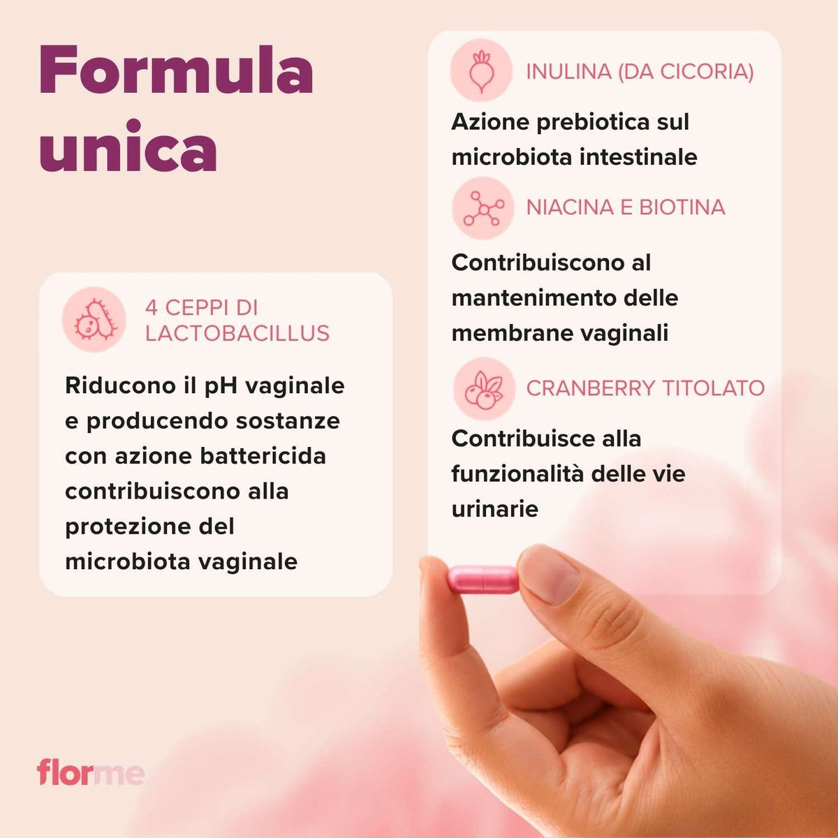 florme® probiotico per la flora vaginale - Florme Probiotico